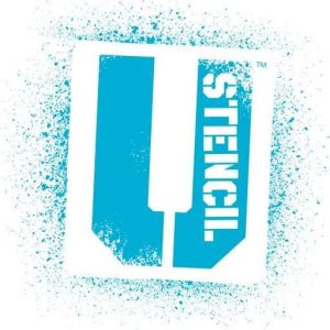 U Stencil logo