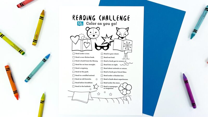 Color-as-You-Go Reading Challenge