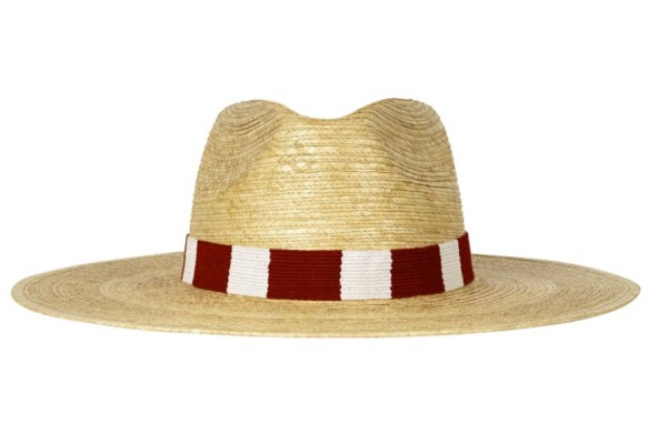 Sunshine Tienda Maroon Palm Hat